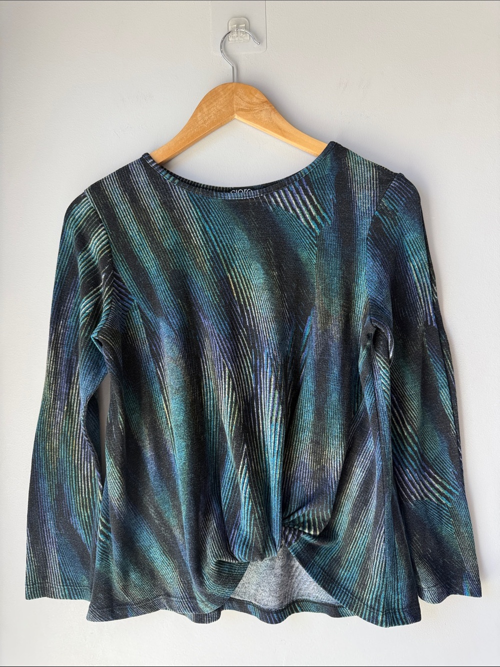 Clara Sun Woo Abstract Tie Front Top